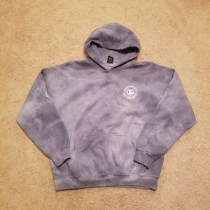 Obey Worldwide Hoodie Blue Periwinkle Tie Dye